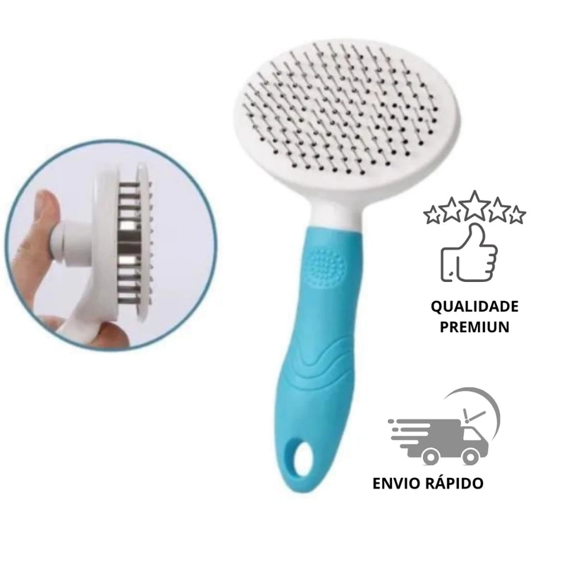 ESCOVA TIRA PELO PET MASSAGEADORA