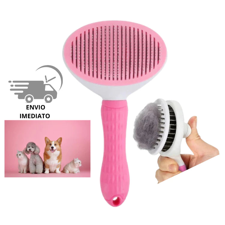 ESCOVA TIRA PELO PET MASSAGEADORA