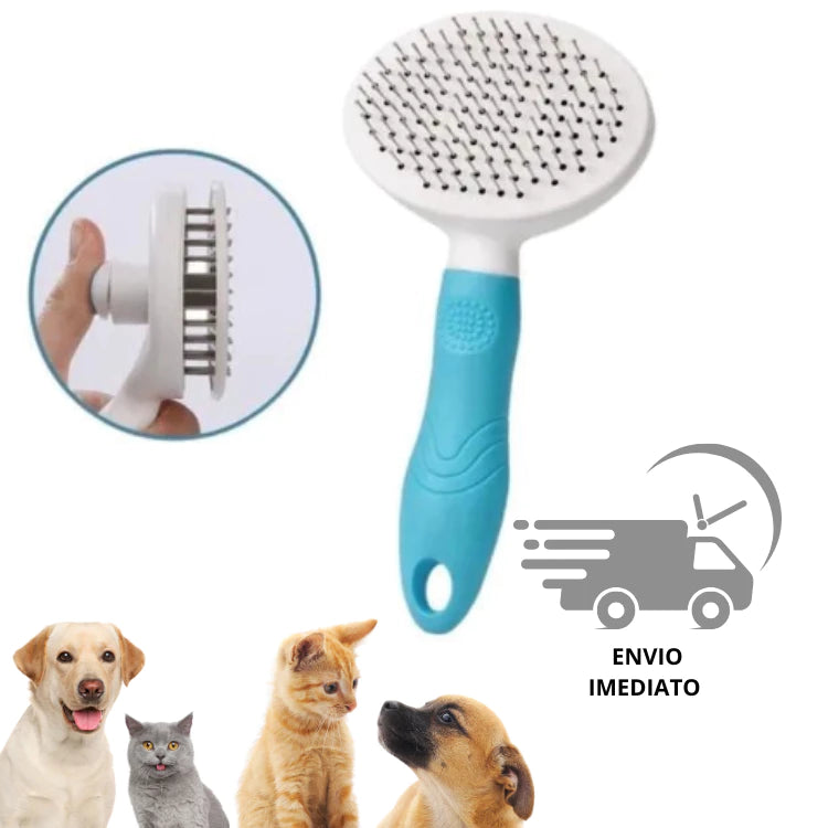 ESCOVA TIRA PELO PET MASSAGEADORA